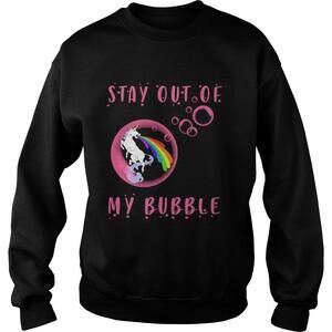 Stay Out Of My Bubble Unicorn Lgbt Shirt